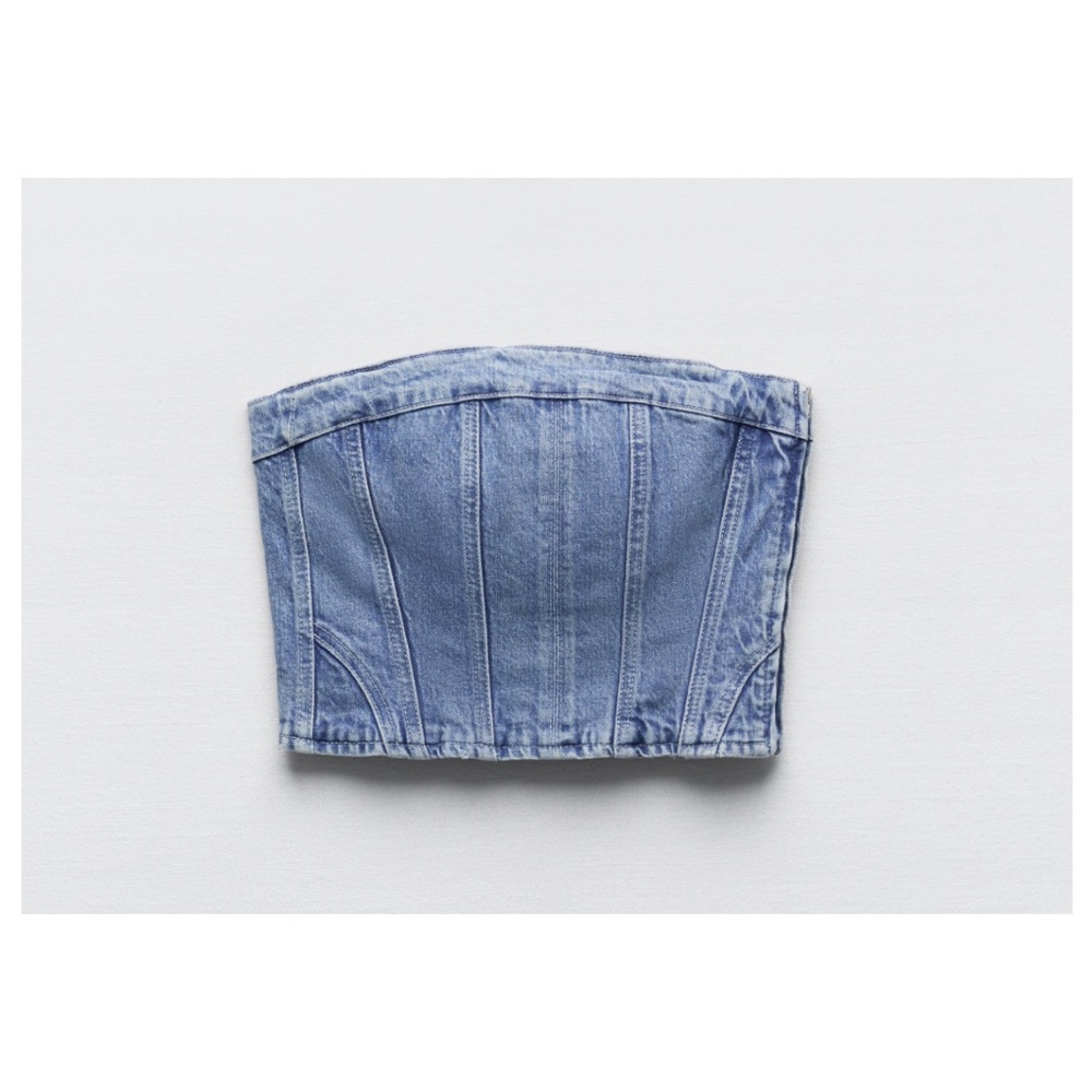 Zara Denim Corset